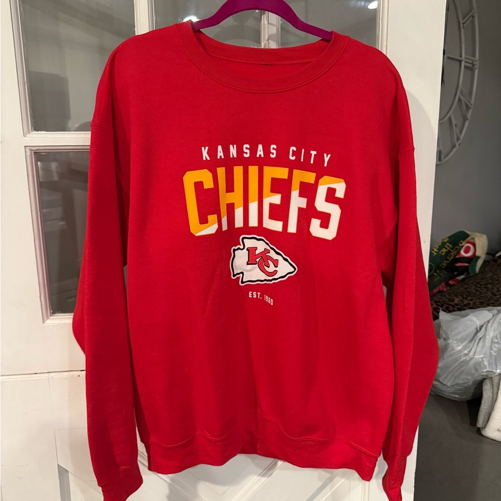 Red Kansas City Chiefs crewneck